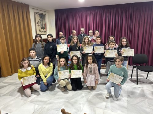 Entrega de Premios del Concurso Tarjetas de Navideñas